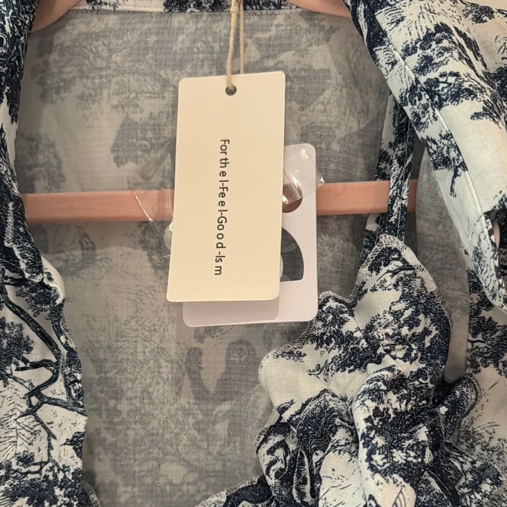 Commense Blue and White Floral matching set - Picture 3 of 6